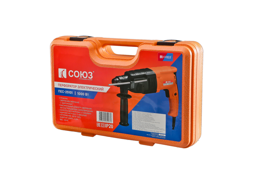 Перфоратор SDS Plus СОЮЗ ПЕС-25101 - 13
