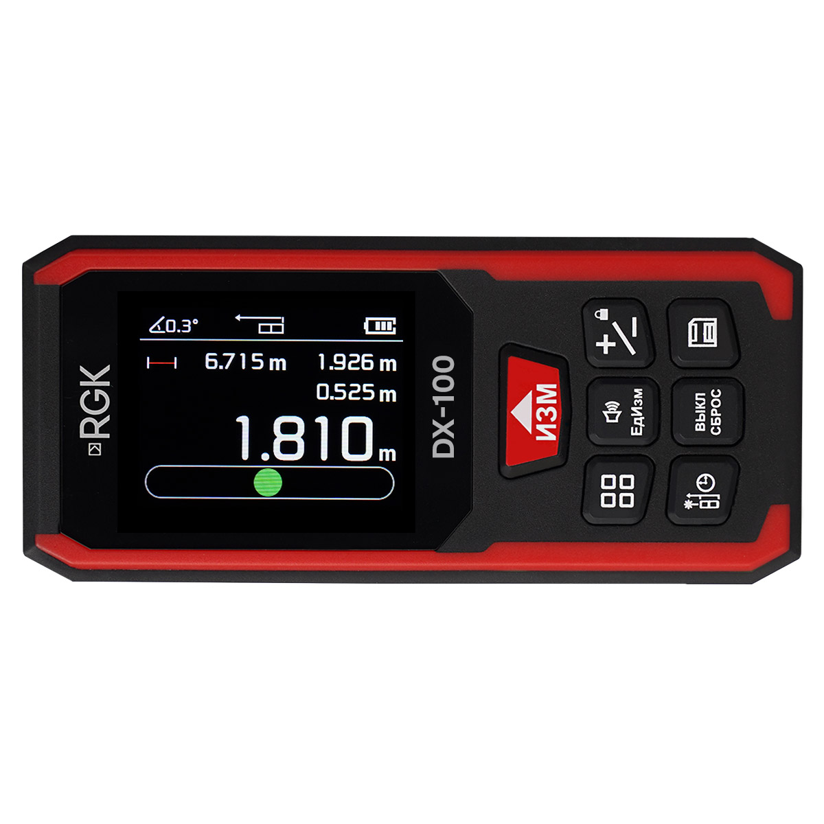 Лазерный дальномер RGK DX-100 - 4