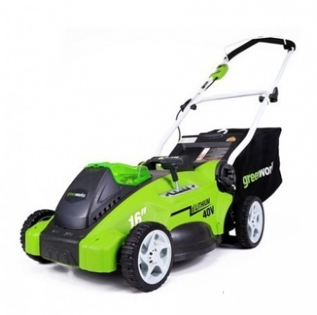 Газонокосилка аккумуляторная GreenWorks G40LM40