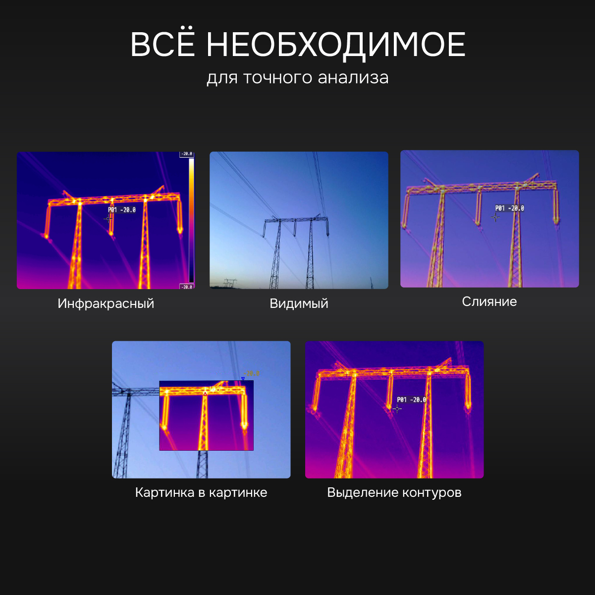 Тепловизор RGK TL-640 в комплекте с телеобъективами 12° и 6° - 9