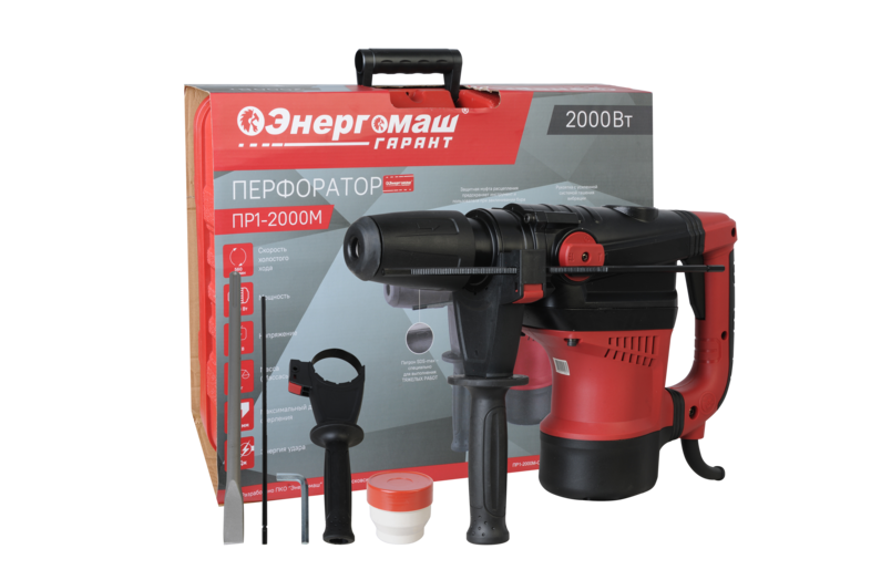 Перфоратор SDS MAX Энергомаш Гарант ПР1-2000М